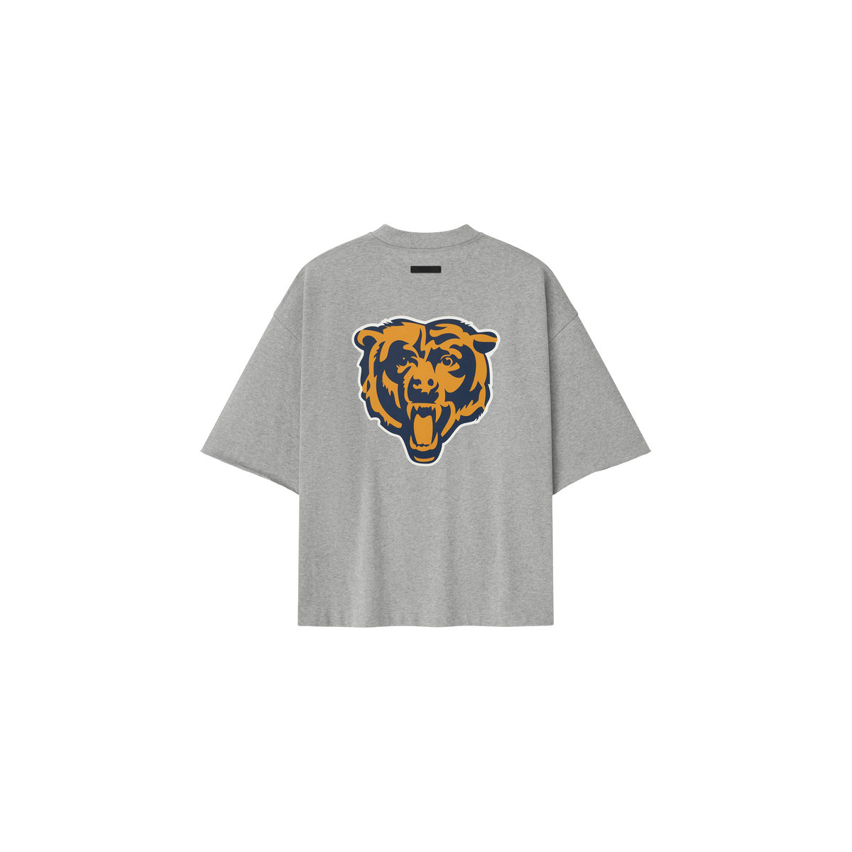 Remera Fear of God Essentials Bears 90s 3 4 Sleeve Football Concrete Heather/Canyon