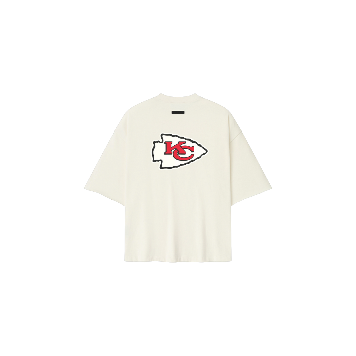 Remera Fear of God Essentials Chiefs 90s 3 4 Sleeve Football Cream White
