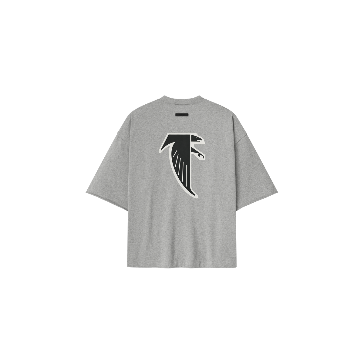 Remera Fear of God Essentials Falcons 90s 3 4 Sleeve Football Concrete Heather