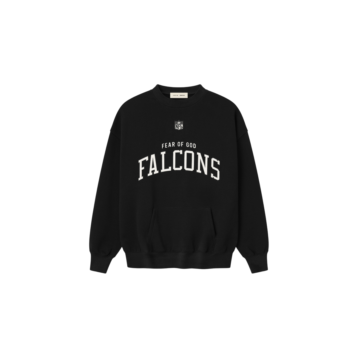 Buzo Fear of God Essentials Falcons Negro
