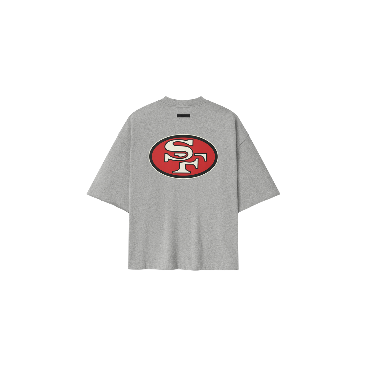 Remera Fear of God Essentials Forty Niners 90s 3 4 Sleeve Football Concrete Heather