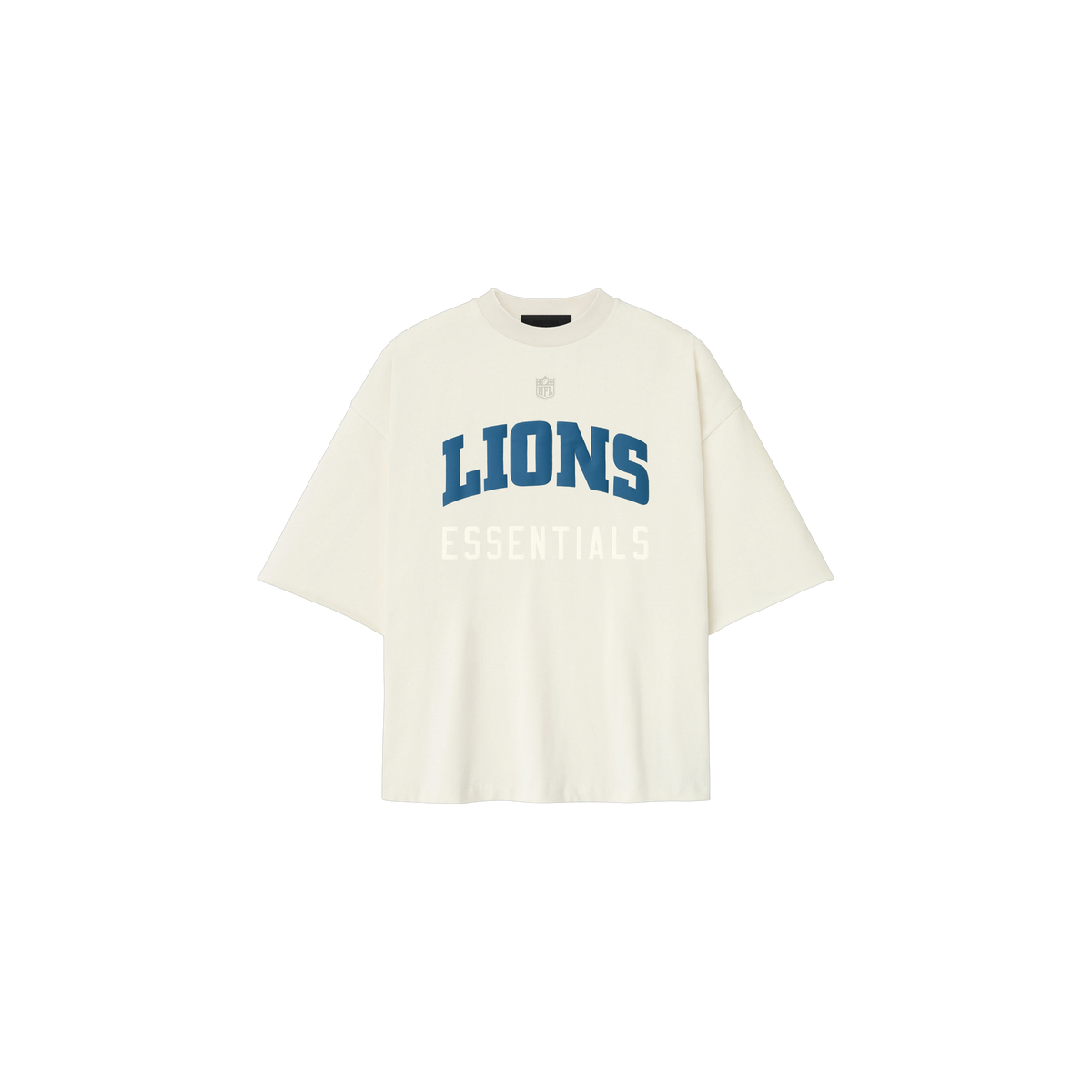 Remera Fear of God Essentials Lions 90s 3 4 Sleeve Football Cream White