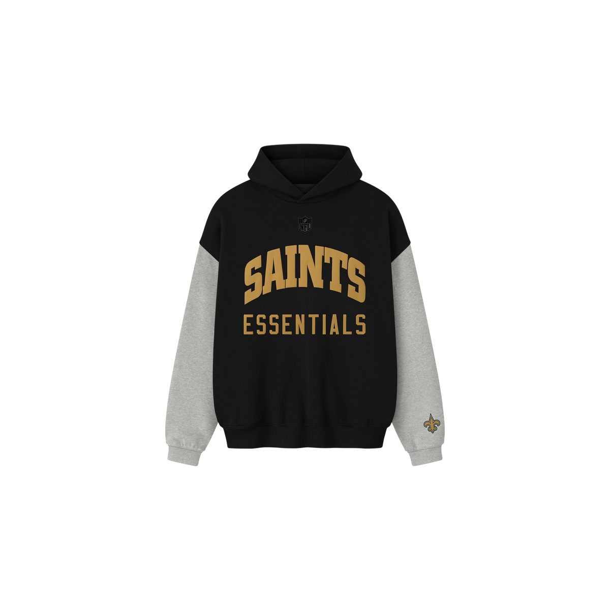 Buzo Fear of God Essentials Saints Sport Black/ Concrete Heather