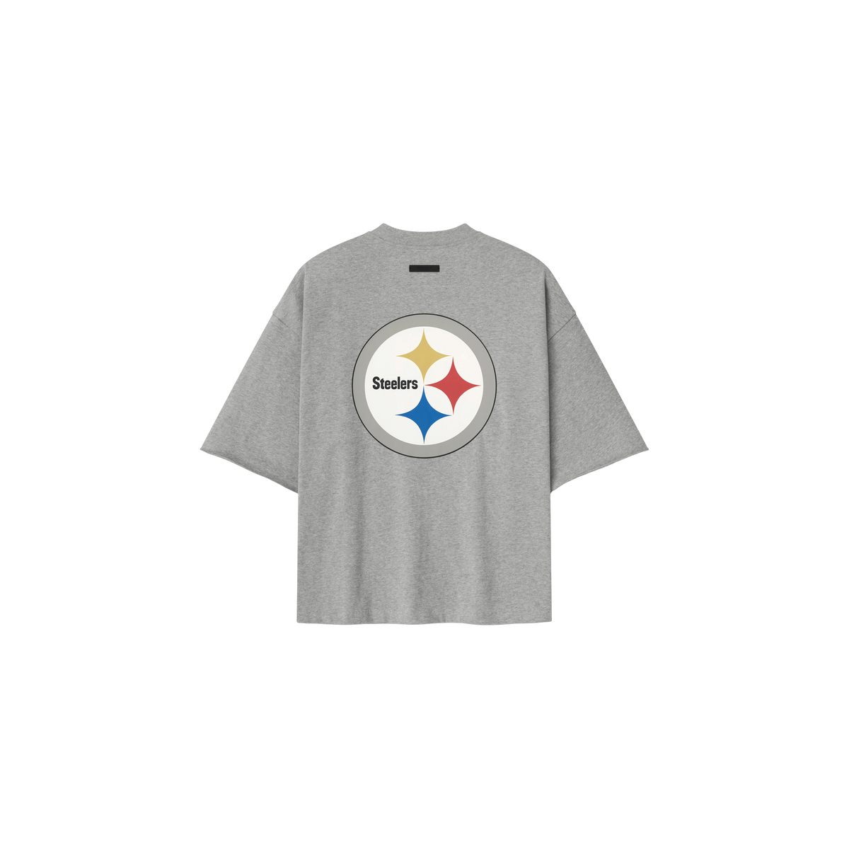 Remera Fear of God Essentials Steelers 90s 3 4 Sleeve Football Concrete Heather
