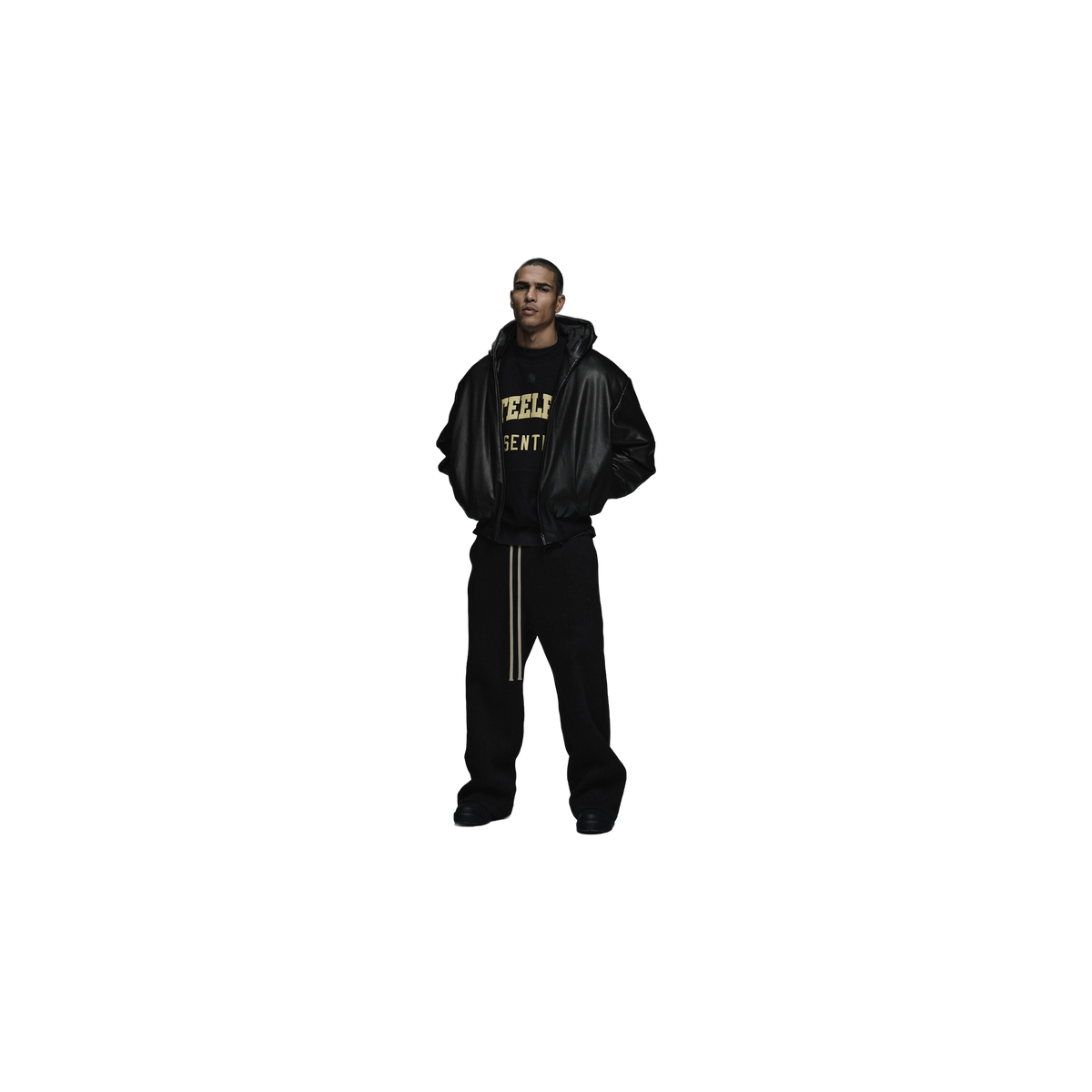Buzo Fear of God Essentials Steelers Sport Negro