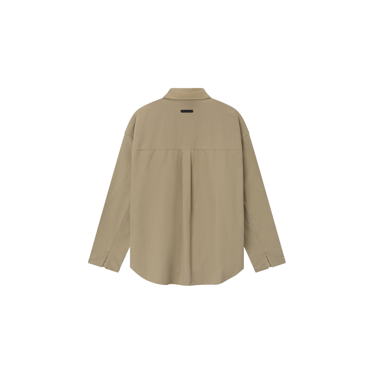 Campera Fear of God Essentials Cotton Canvas Overshirt Dune