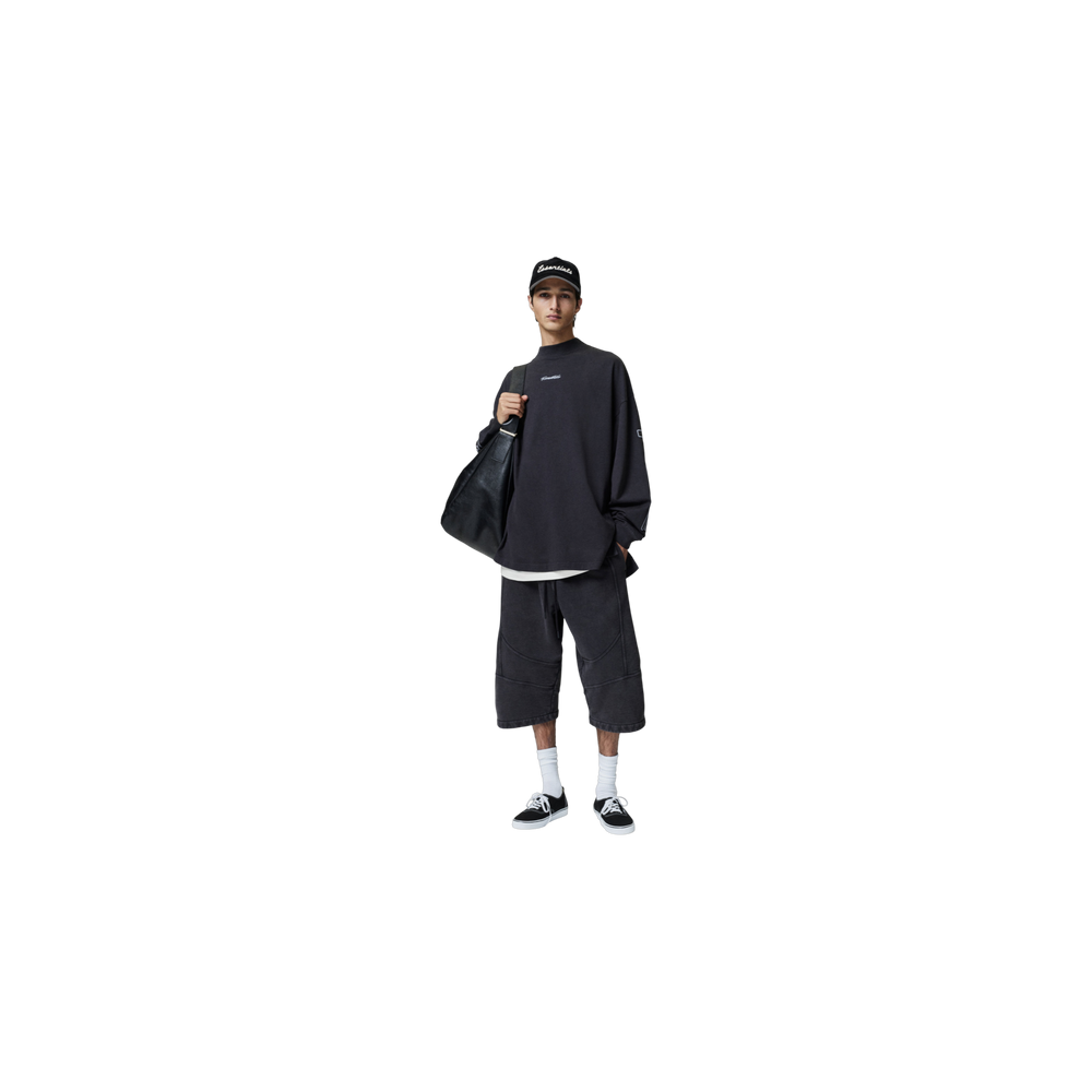 Remera Manga Larga Fear of God Essentials Panelled Modern Washed Vintage Black
