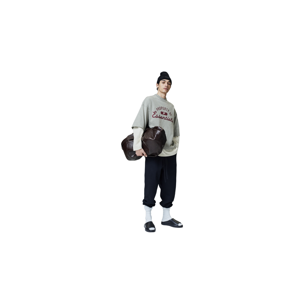 Remera Fear of God Essentials Phillies Merch Seal Heather