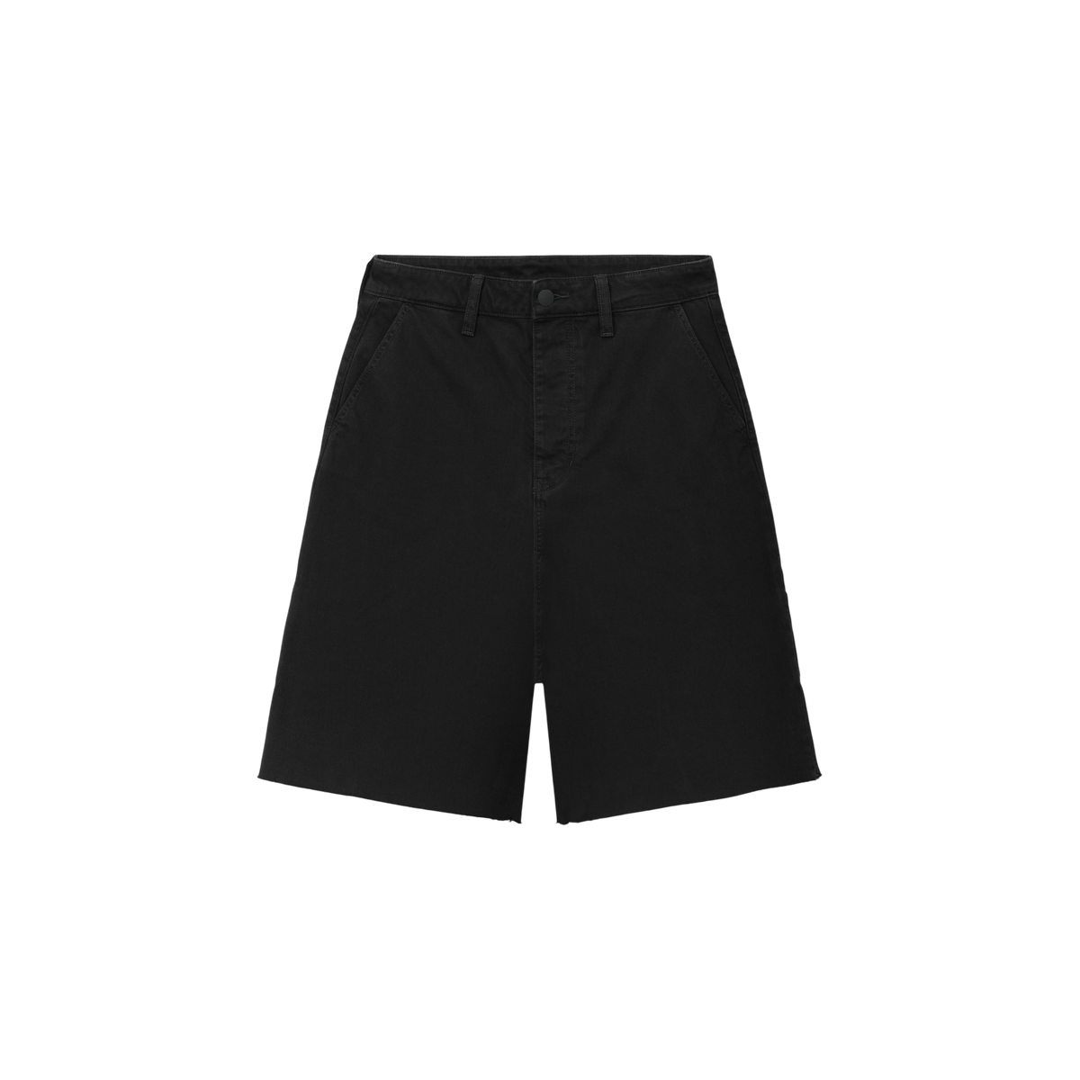 Shorts Fear of God Essentials Raw Cut 5-pocket Overdyed Black
