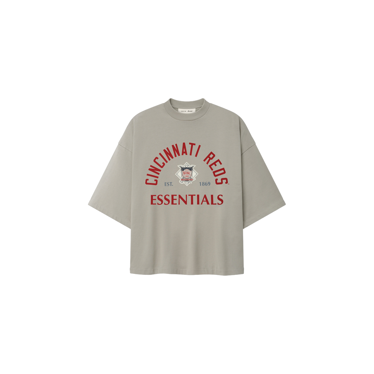 Remera Fear of God Essentials Reds National League Merch Seal