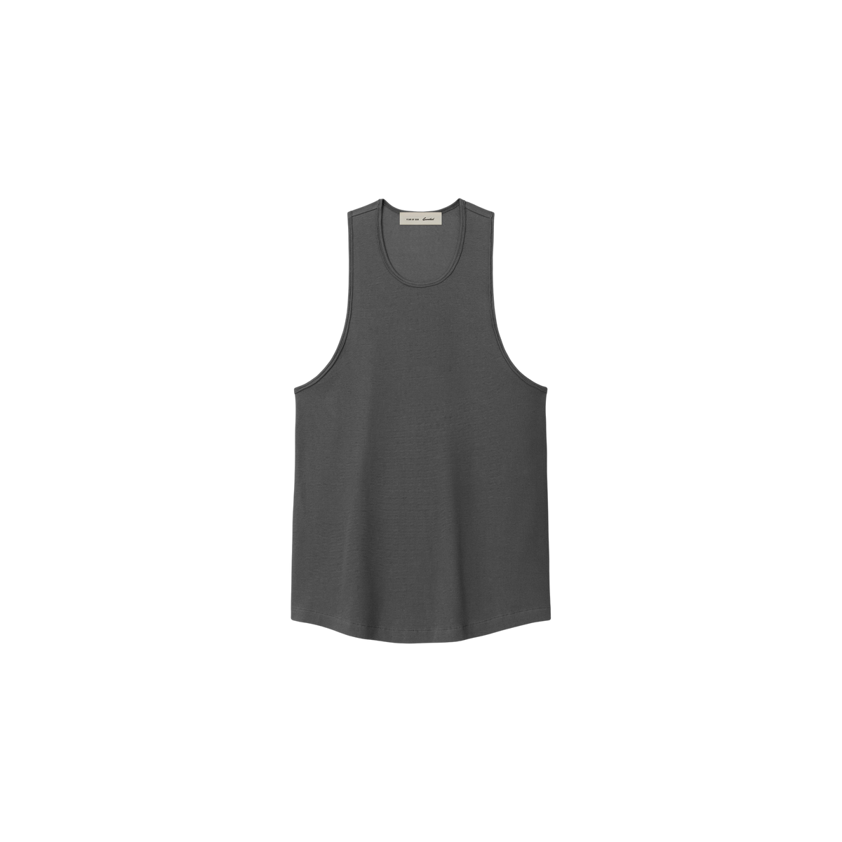 Remera Fear of God Essentials Ribbed Essential Iron Grey