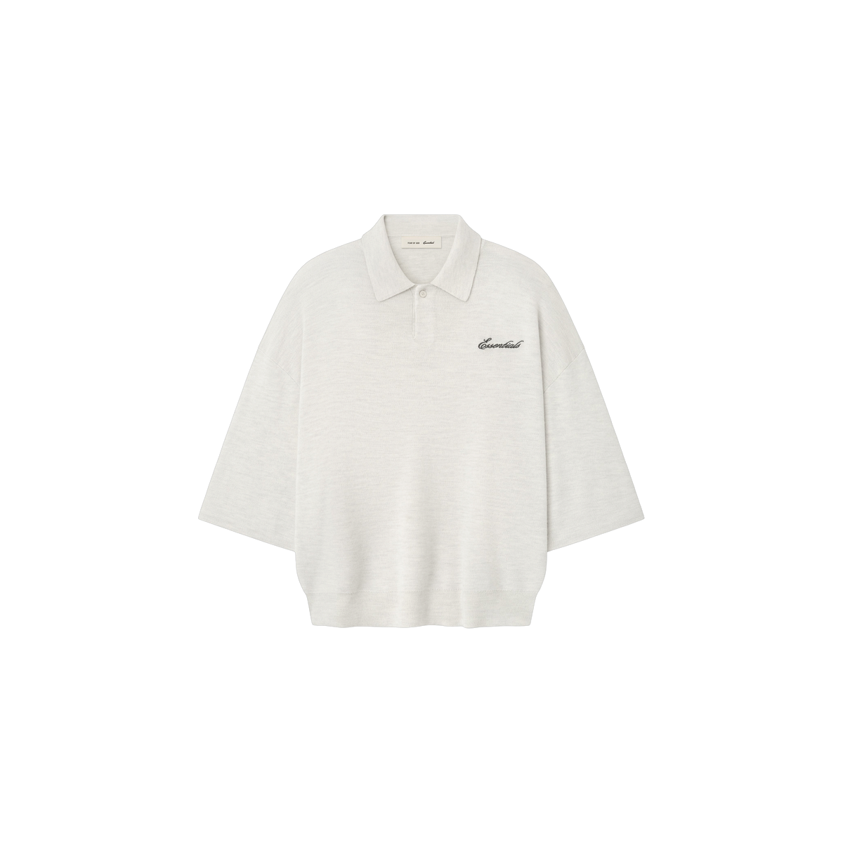Sweater Fear of God Essentials Signature 3 4 Sleeve 90s Knit Oatmeal Heather