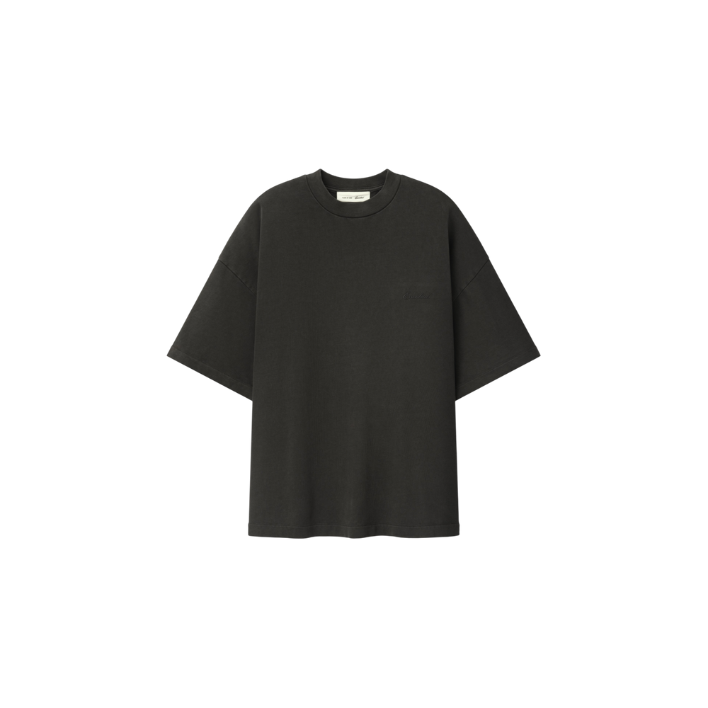 Remera Fear of God Essentials Signature 90s Relaxed Washed Ink Black