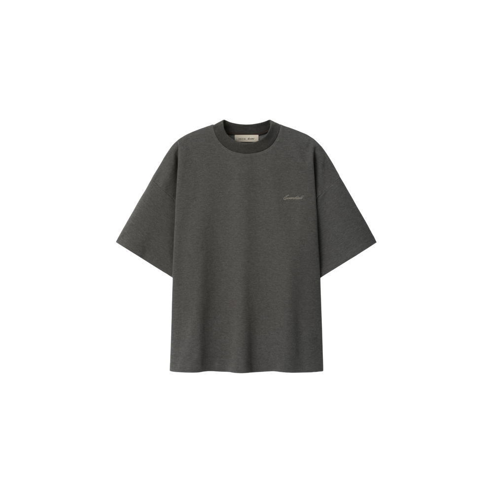 Remera Fear of God Essentials Signature 90s Relaxed Ash Heather