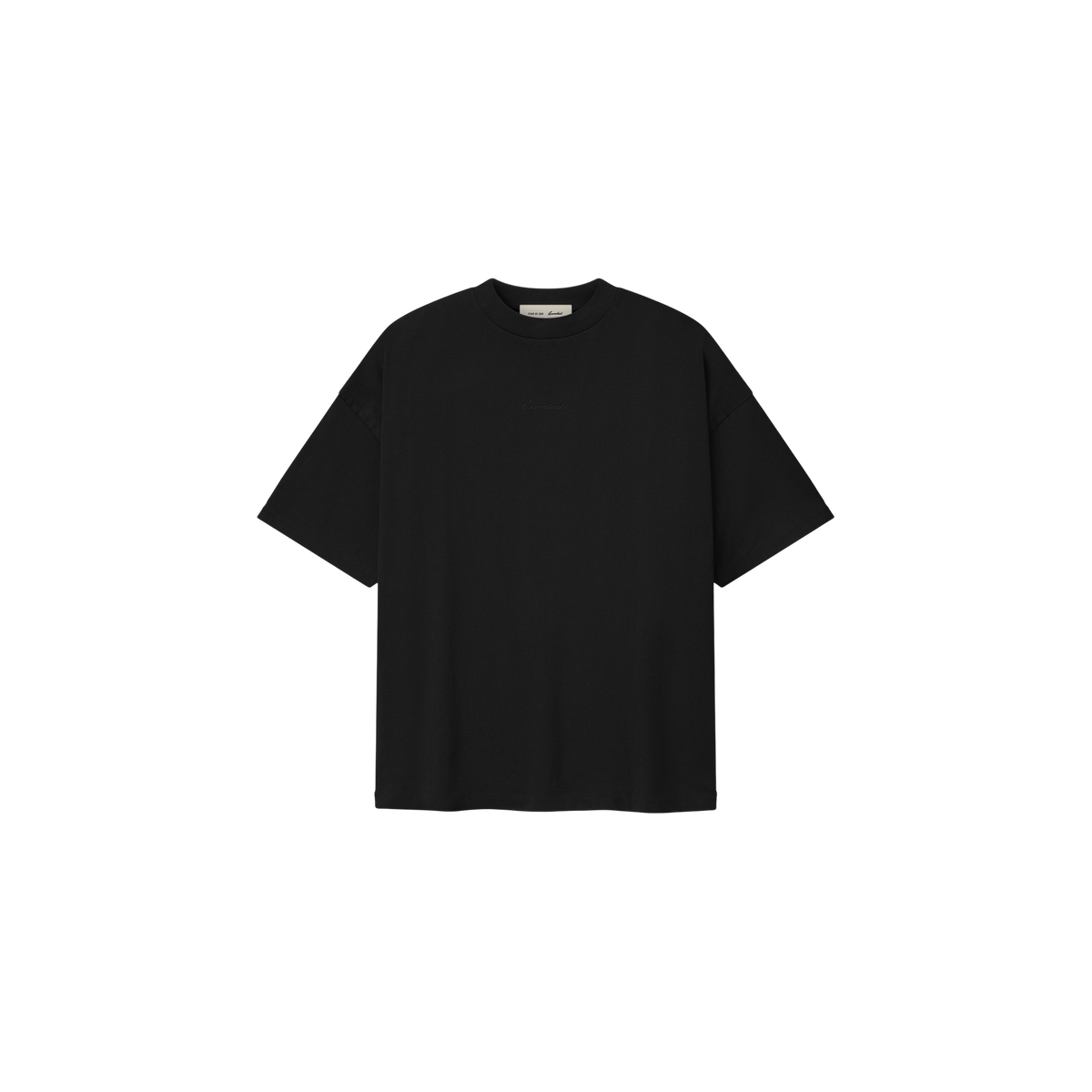 Remera Fear of God Essentials Signature 90s Negro