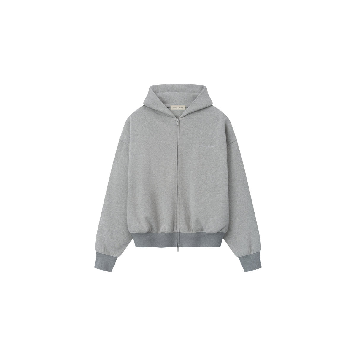 Campera Fear of God Essentials Signature Classic Concrete Heather
