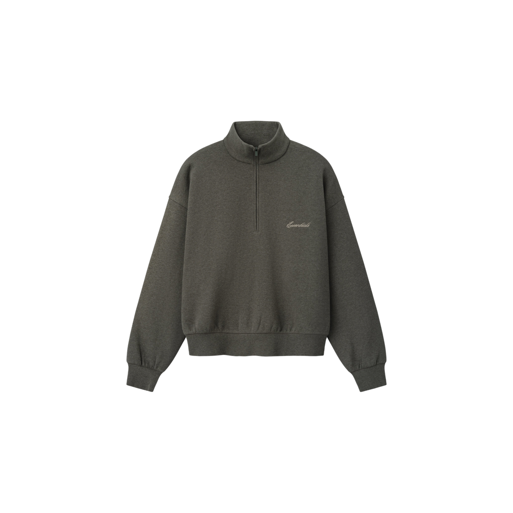 Buzo Fear of God Essentials Signature Classic Half Zip Ash Heather