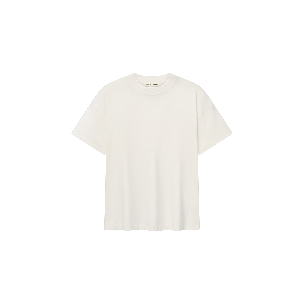 Remera Fear of God Essentials Signature Essential Ivory