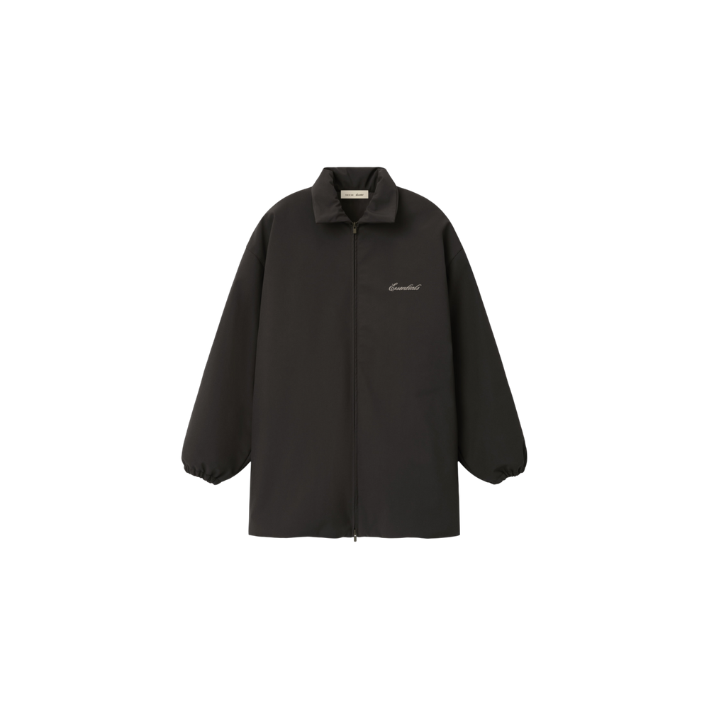 Campera Fear of God Essentials Bonded Nylon Signature Filled Barn Ink Black