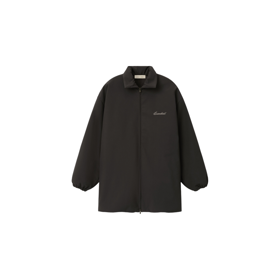Campera Fear of God Essentials Bonded Nylon Signature Filled Barn Ink Black