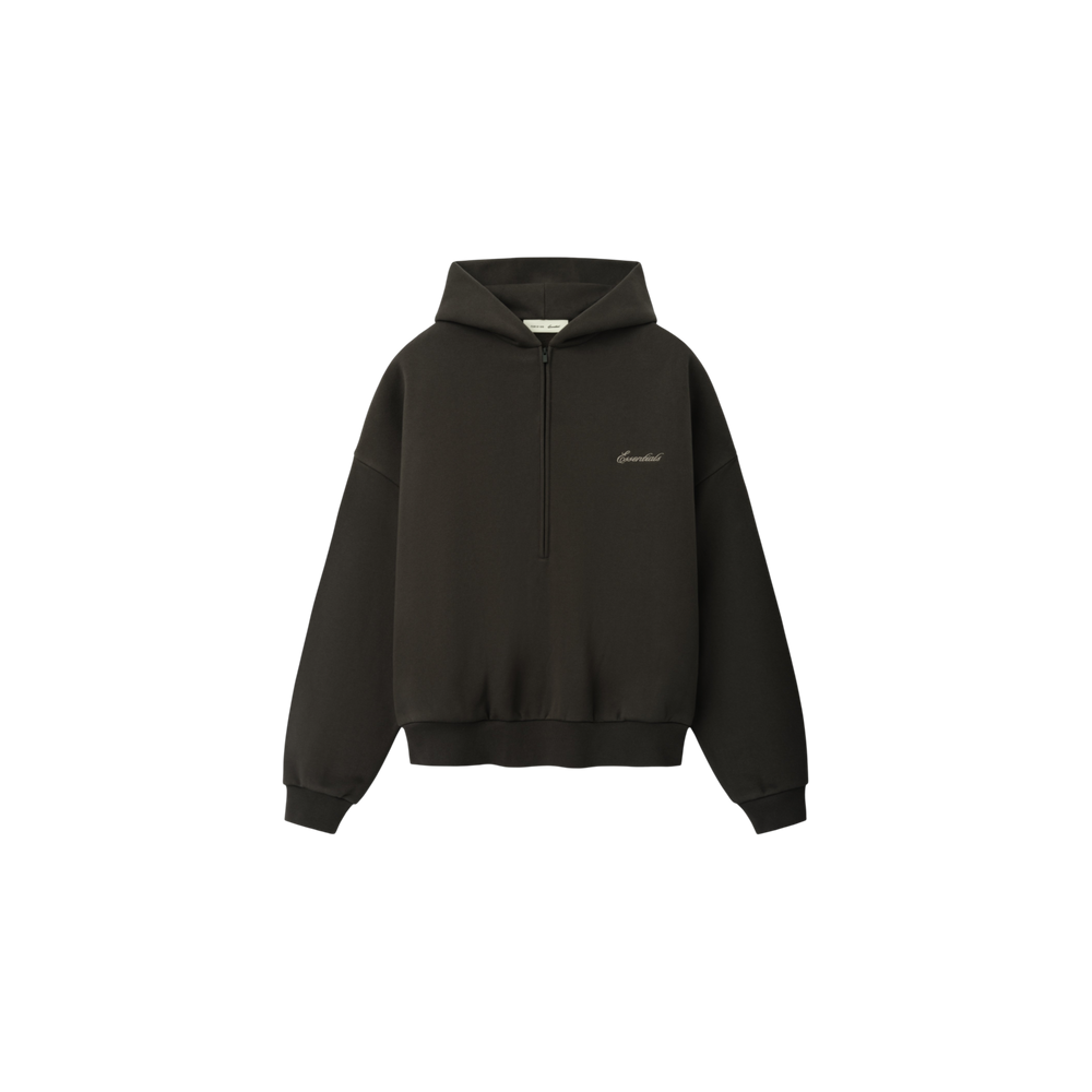 Buzo Fear of God Essentials Signature Lounge Half Zip Ink Black
