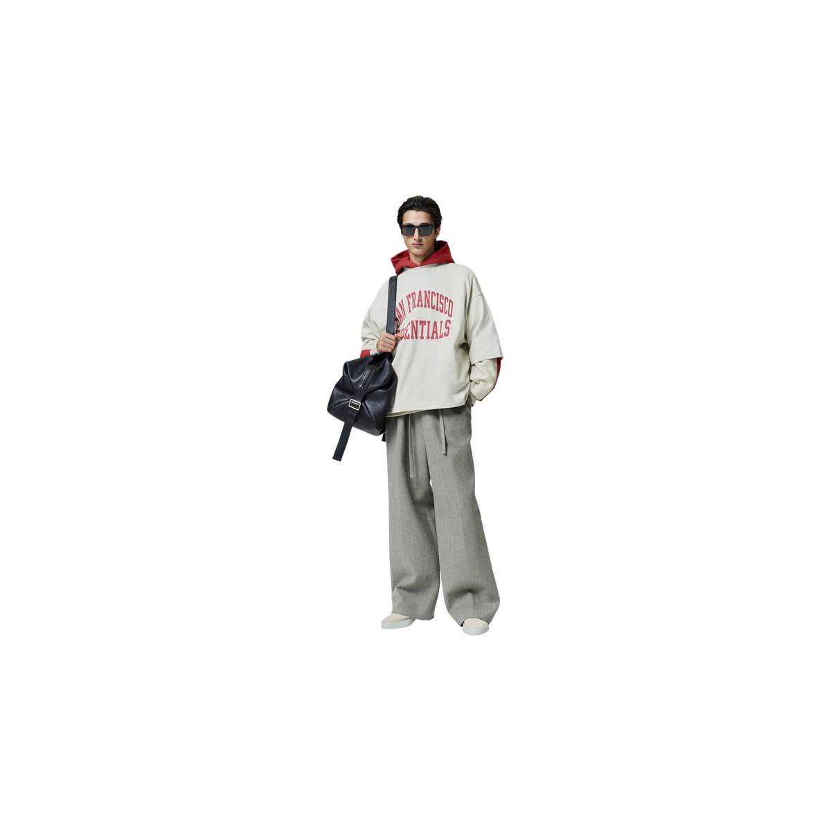 Remera Fear of God Essentials 49ers Merch Sandstone