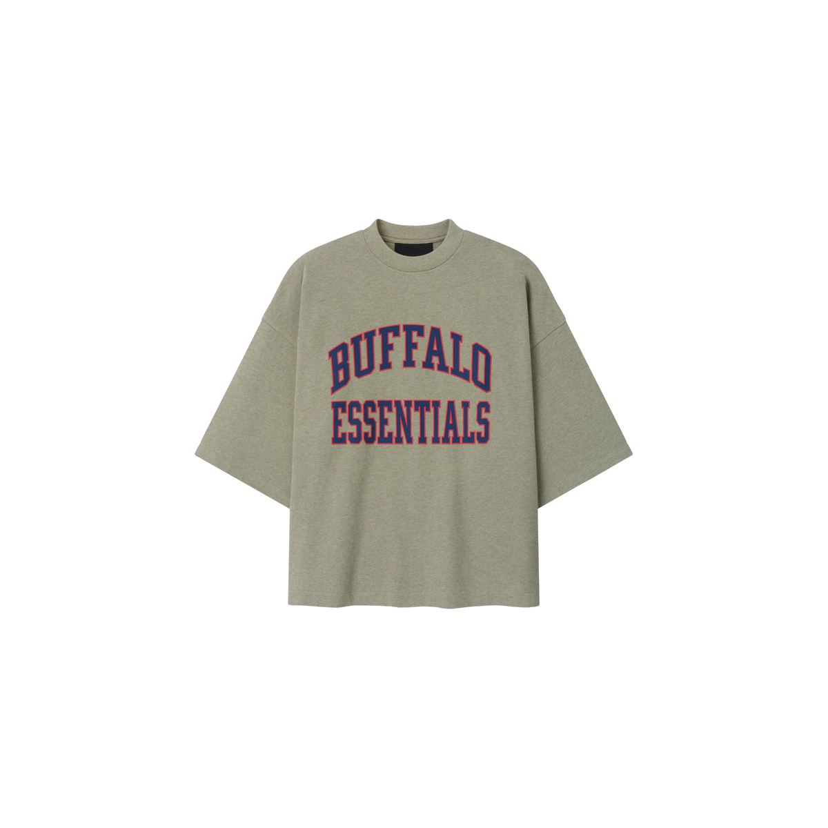 Remera Fear of God Essentials Bills Merch Seal Heather