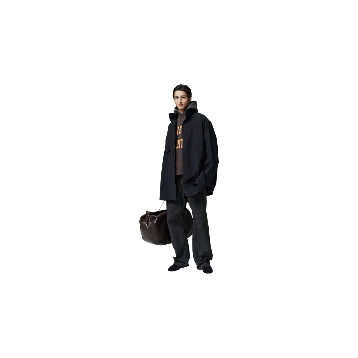 Remera Fear of God Essentials Browns Merch Wood Heather