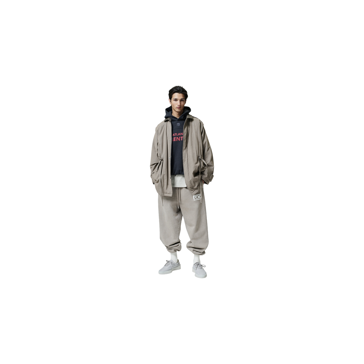 Buzo Fear of God Essentials Falcons 90s Relaxed Iron Grey Heather