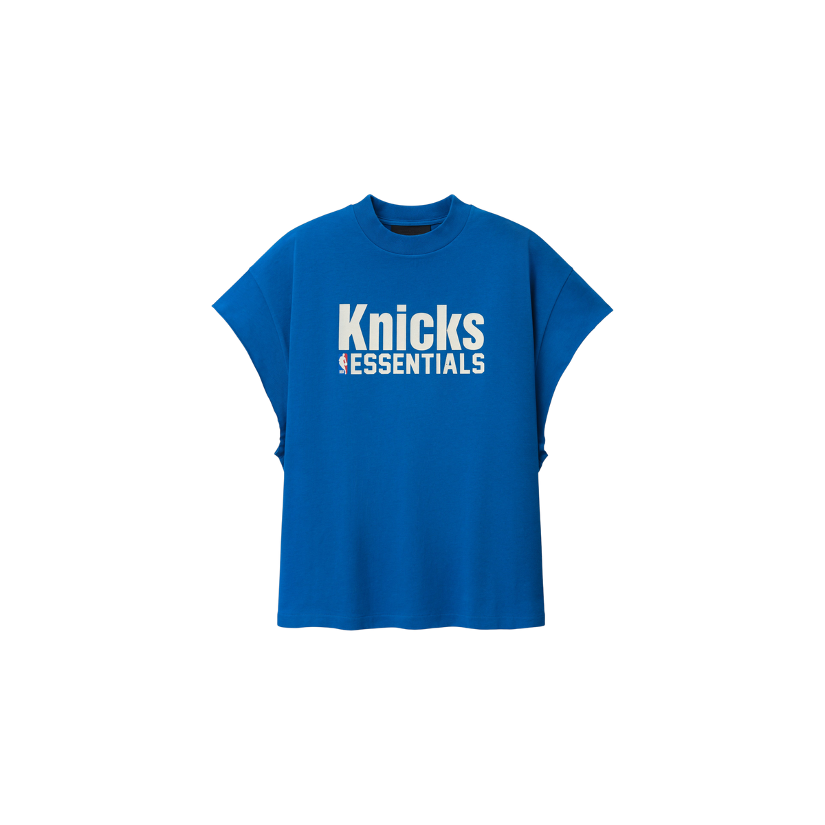 Remera Fear of God Essentials Knicks Muscle Blue Sapphire