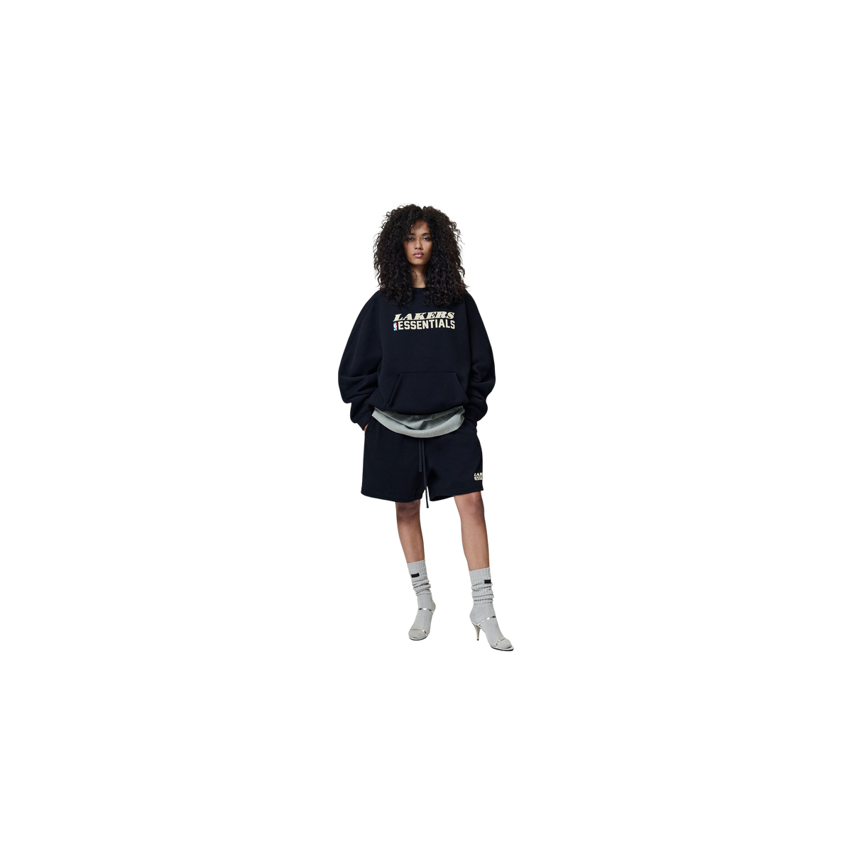 Shorts Fear of God Essentials Lakers Classic Negro