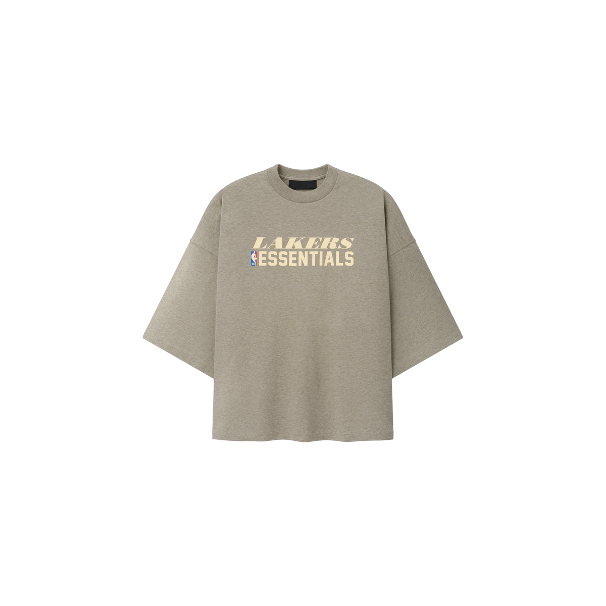 Remera Fear of God Essentials Lakers Merch Seal Heather
