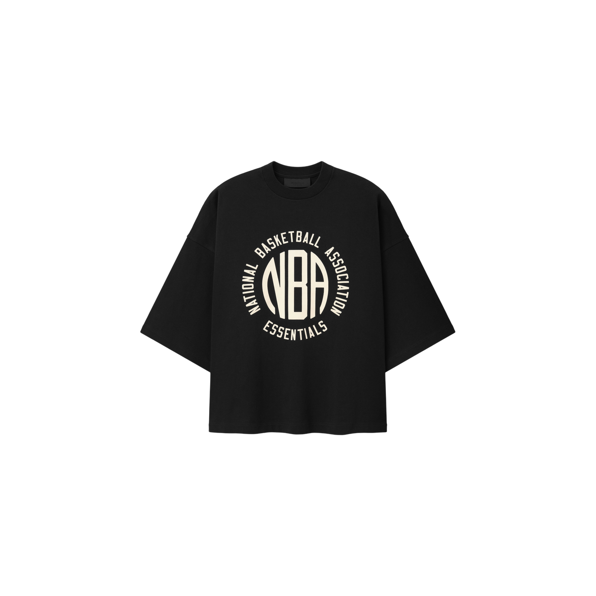Remera Fear of God Essentials Monogram Merch Negro
