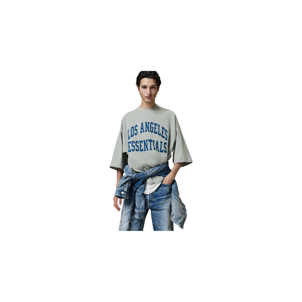 Remera Fear of God Essentials Rams Merch Seal Heather