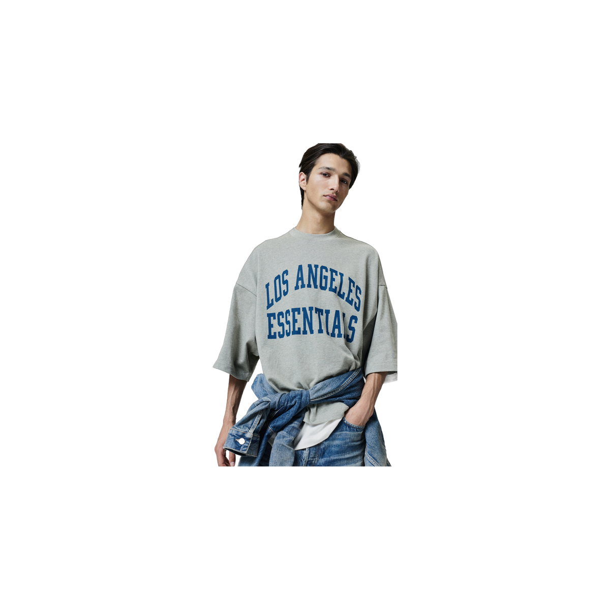 Remera Fear of God Essentials Rams Merch Seal Heather