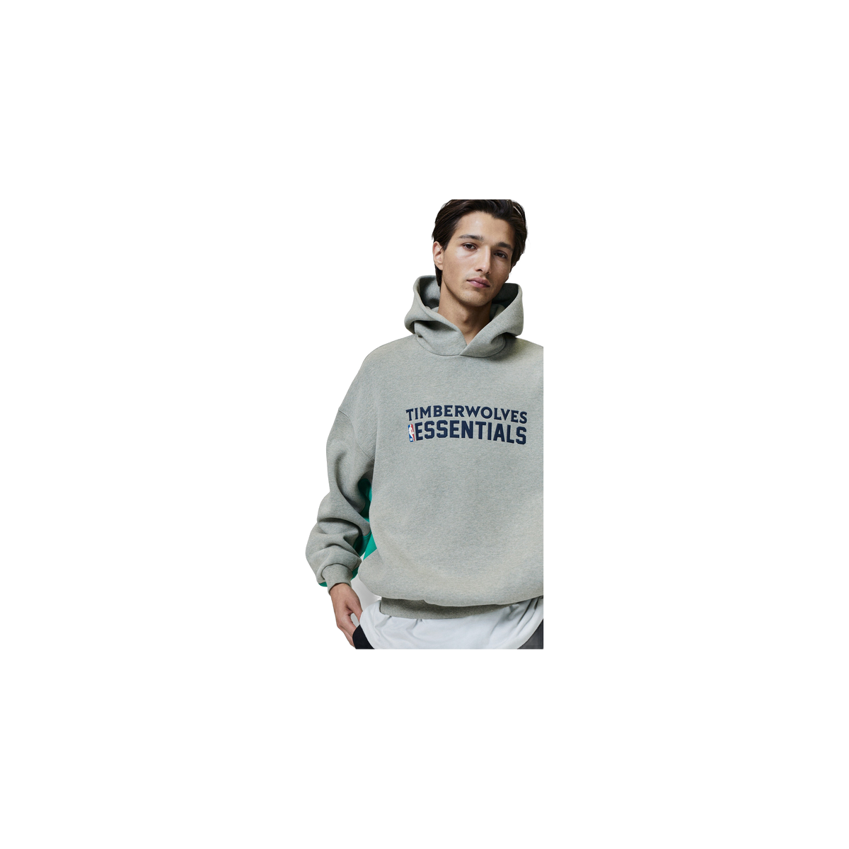 Buzo Fear of God Essentials Timberwolves 90s Relaxed Seal Heather