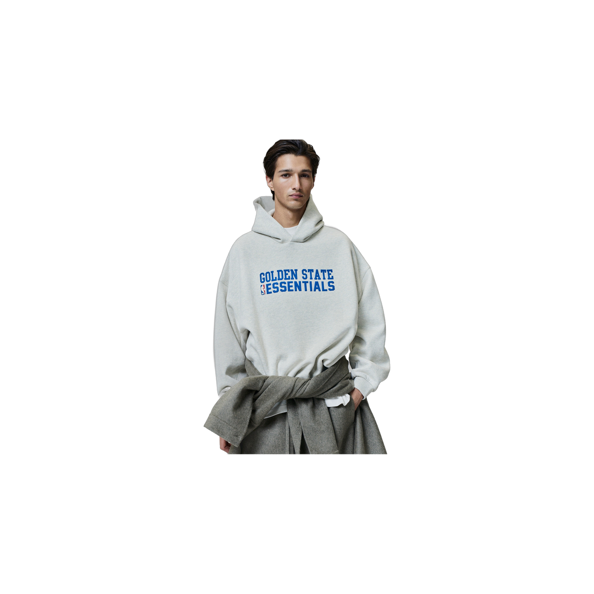 Buzo Fear of God Essentials Golden State 90s Relaxed Vanilla Heather
