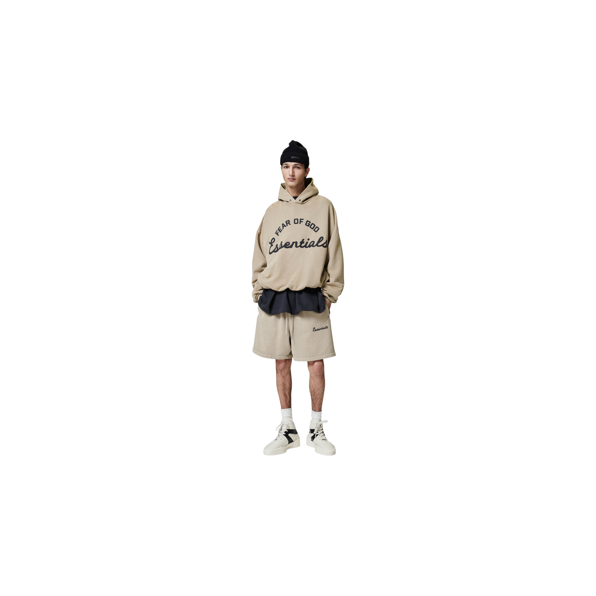 Buzo Fear of God Essentials Training 90s Faded Dune