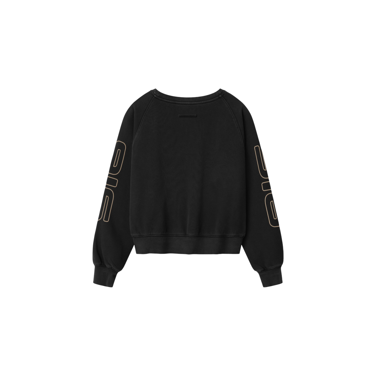 Remera Fear of God Essentials Classic Raglan Boatneck Washed Vintage Black