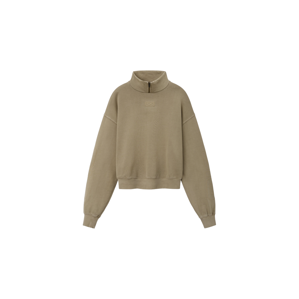 Remera Fear of God Essentials Modern Mockneck Washed Clay