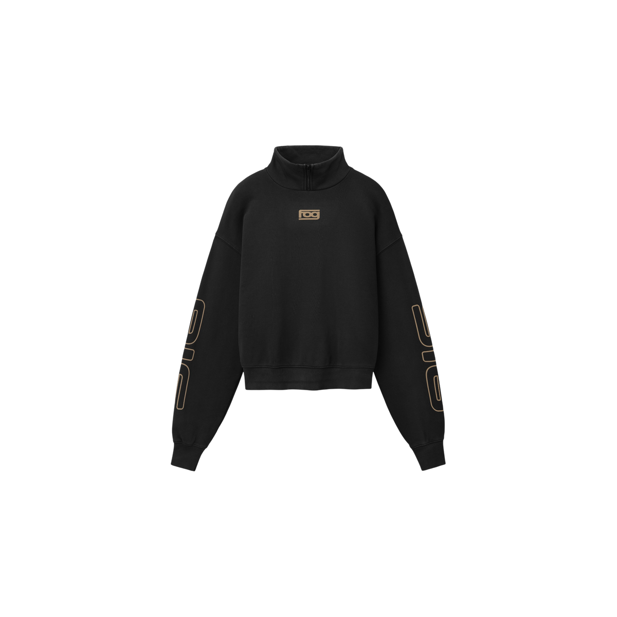 Remera Fear of God Essentials Modern Mockneck Washed Vintage Black