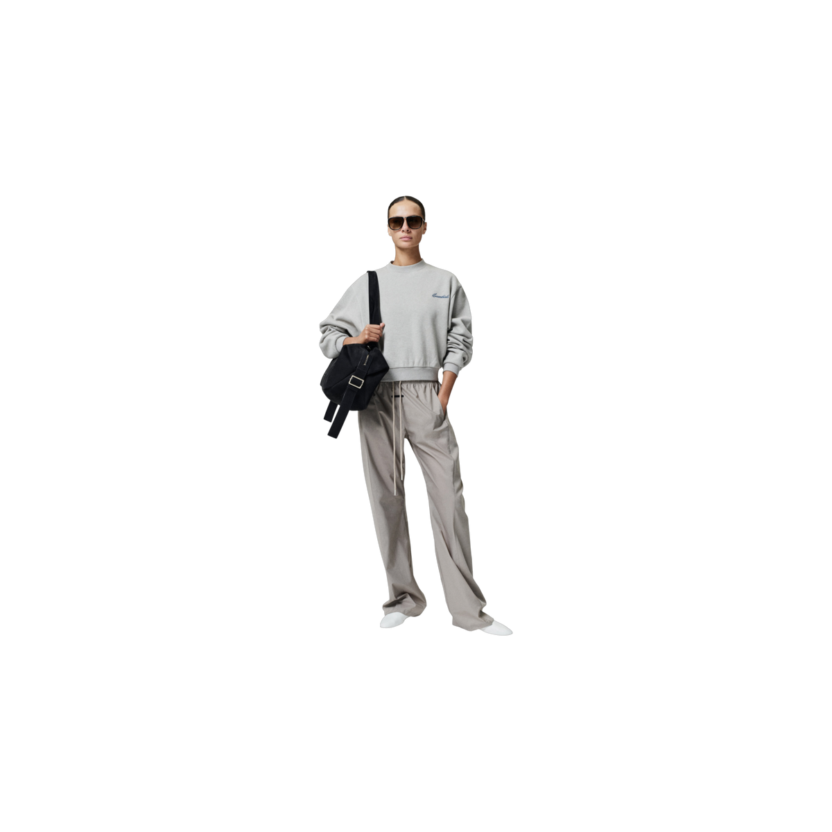 Buzo Fear of God Essentials Modern Cropped Pyrite Heather