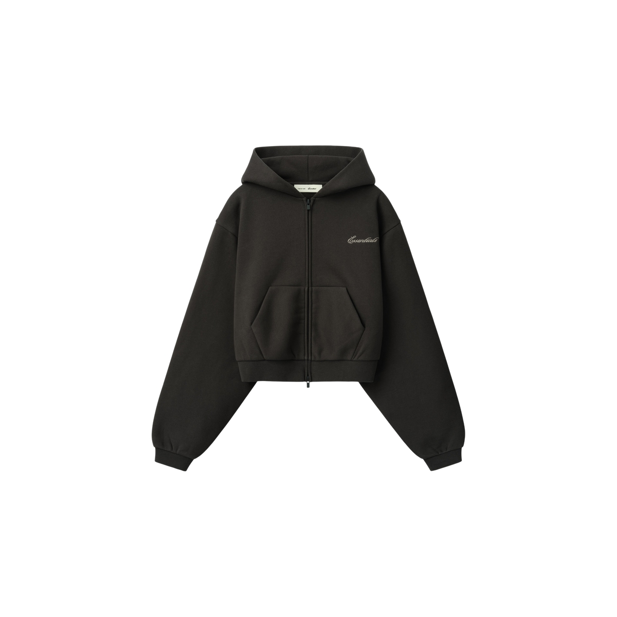 Campera Fear of God Essentials Modern Cropped Ink Black
