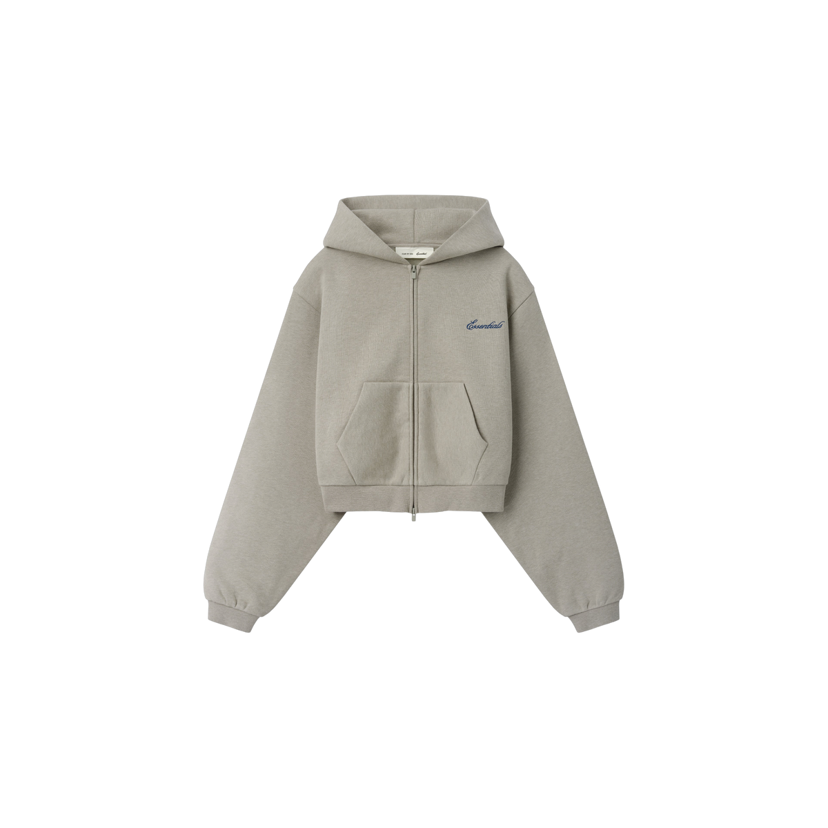 Campera Fear of God Essentials Modern Cropped Pyrite Heather