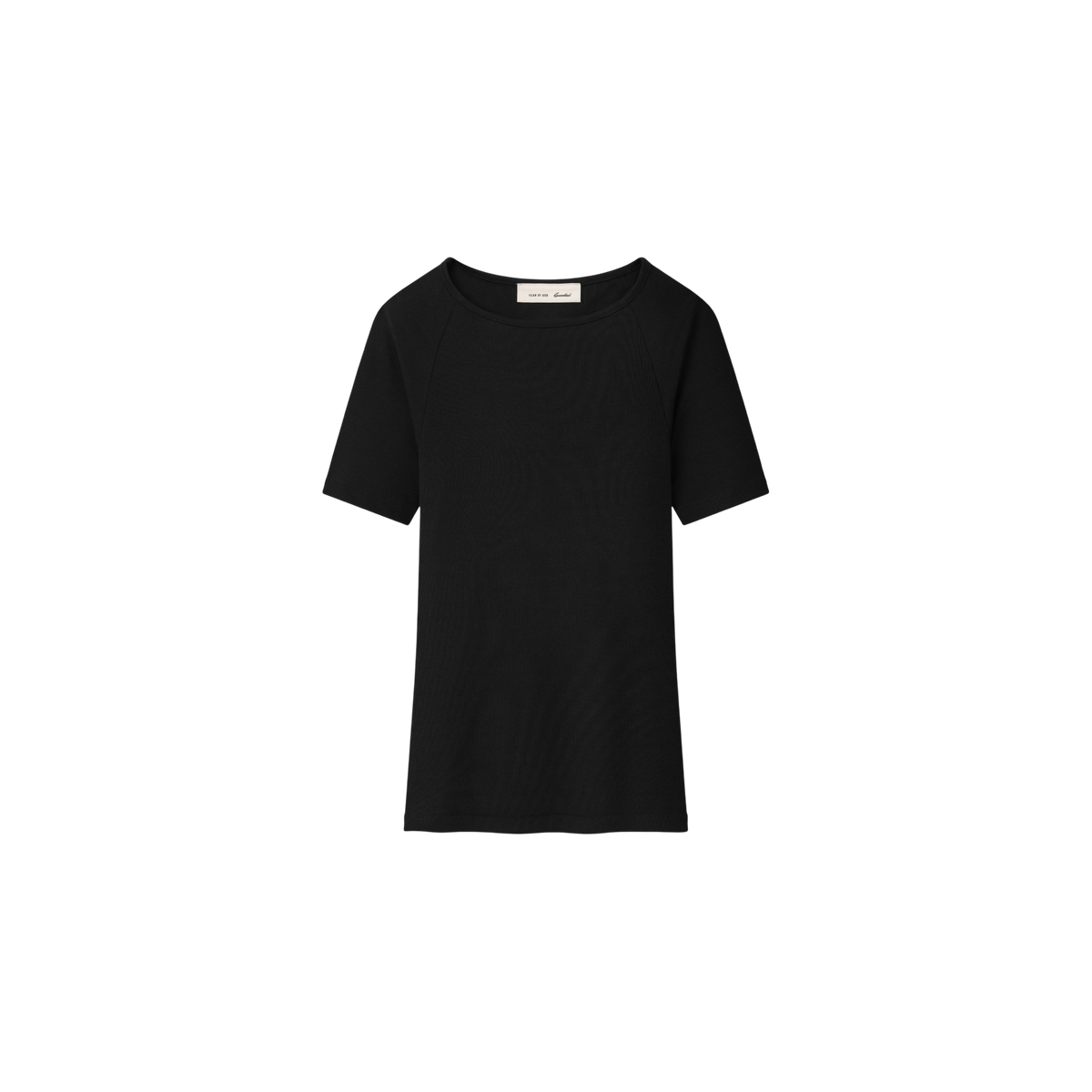 Remera Fear of God Essentials Raglan Vintage Black