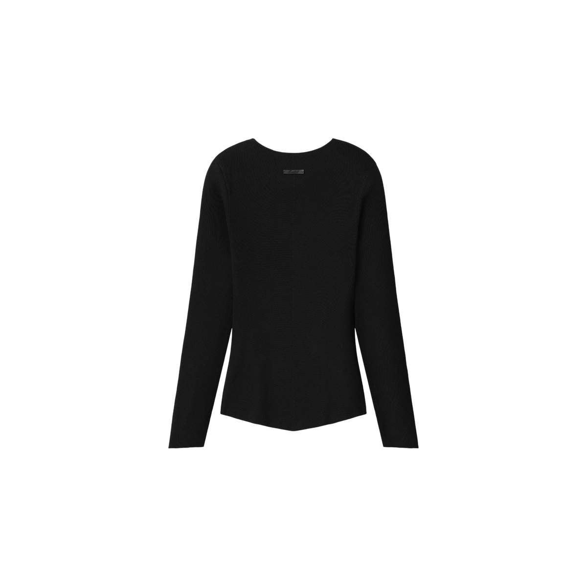 Sweater Fear of God Essentials Rib Knit Chevron V-neck Vintage Black