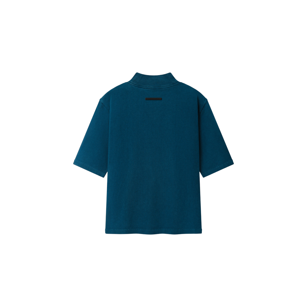 Remera Fear of God Essentials Slim Mockneck Washed Night Sea