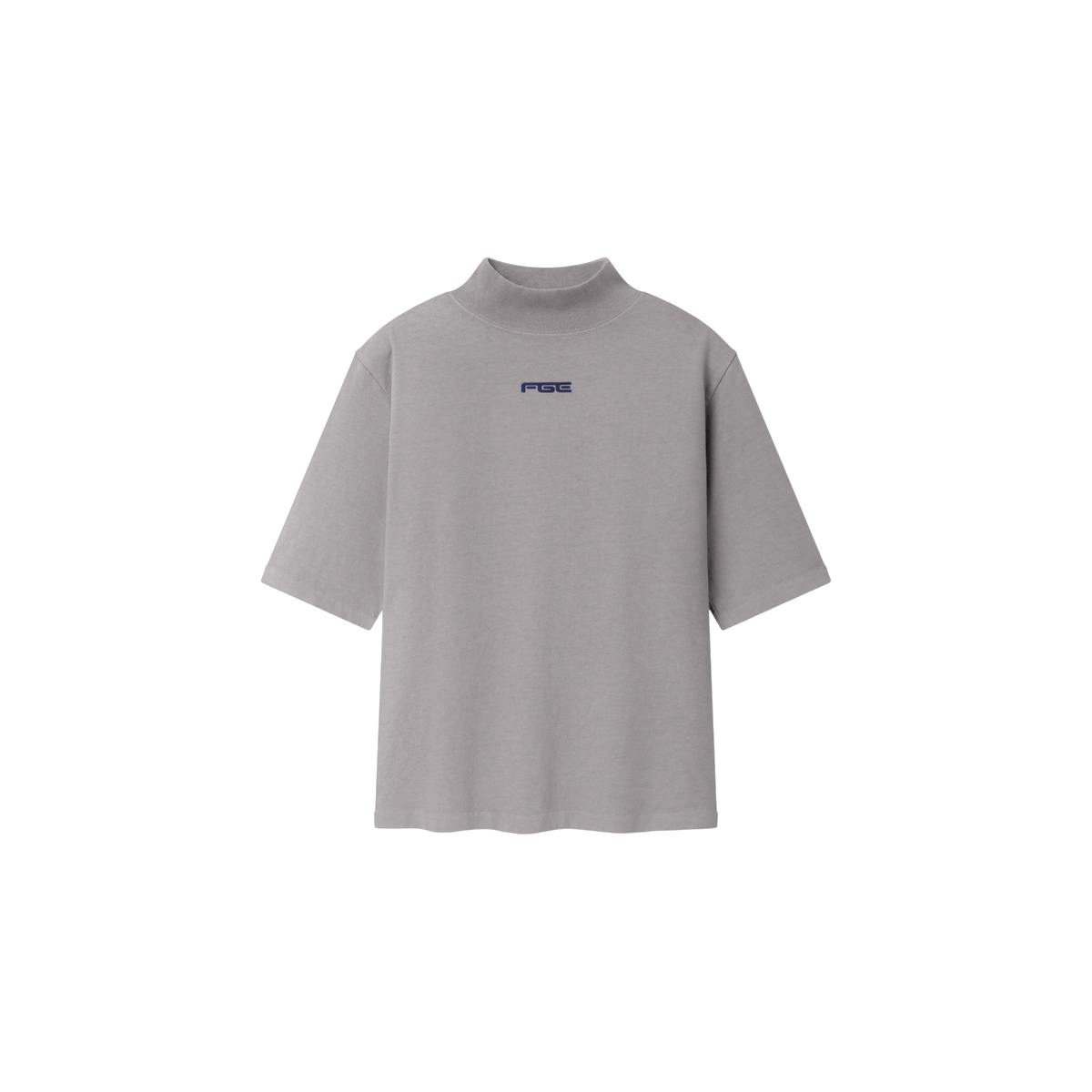 Remera Fear of God Essentials Slim Mockneck Washed Smoke