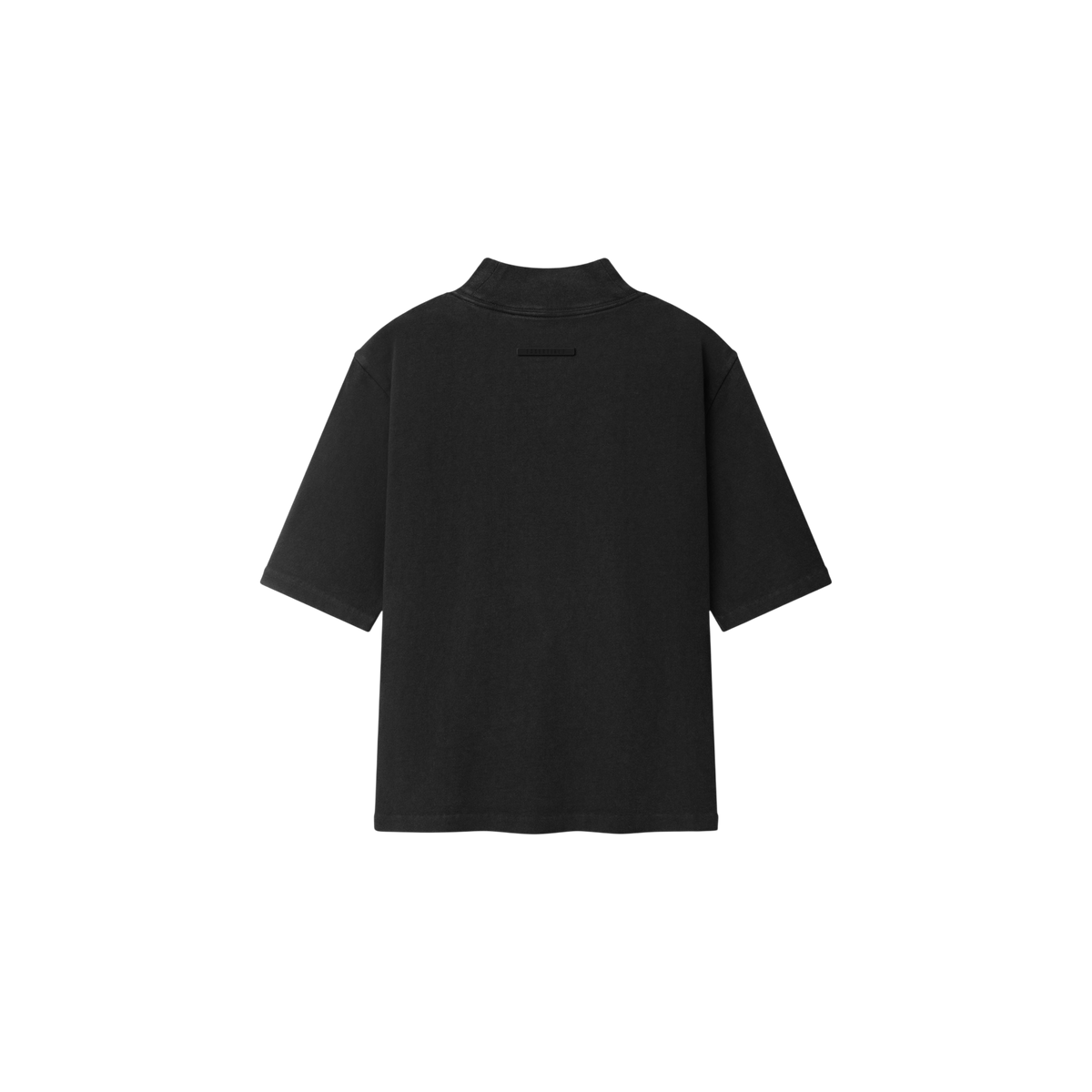 Remera Fear of God Essentials Slim Mockneck Washed Vintage Black