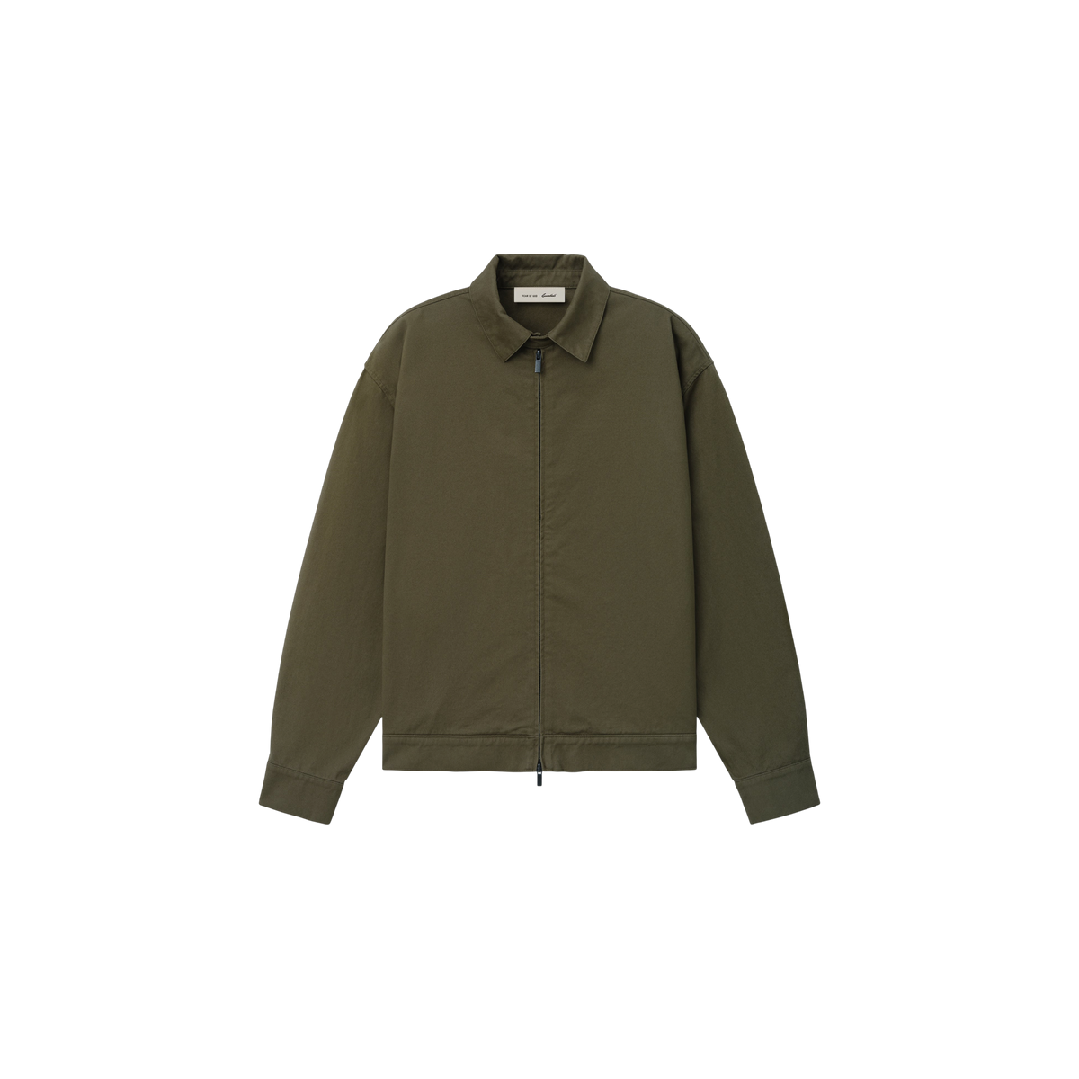 Campera Fear of God Essentials Cotton Twill Work Moss